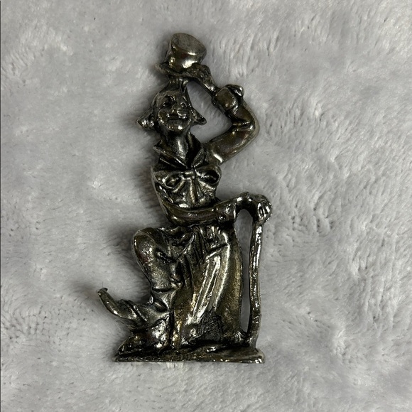 Set of Five Pewter Clowns - Picture 6 of 12